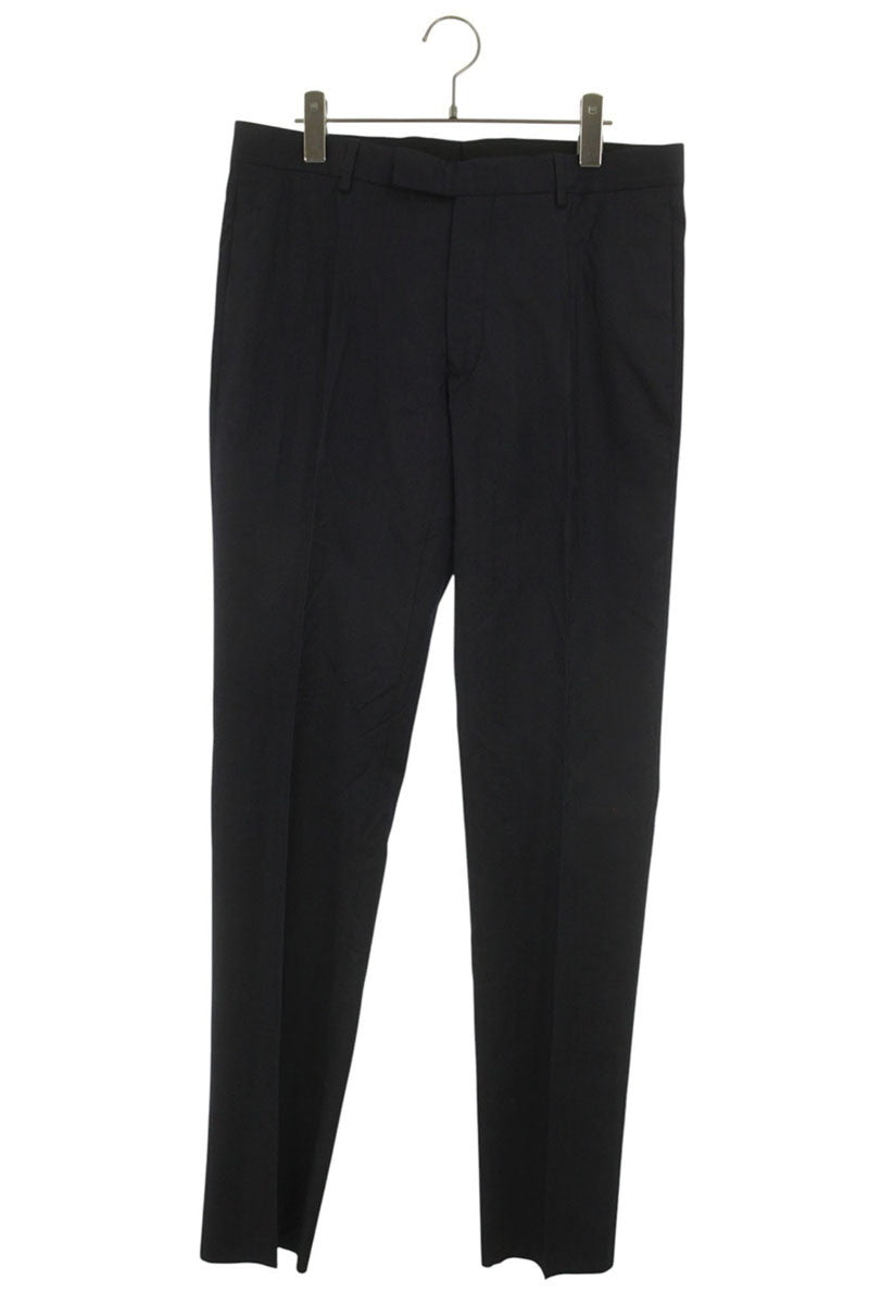DIOR Wool Silk Tapered Slacks Navy Size 34