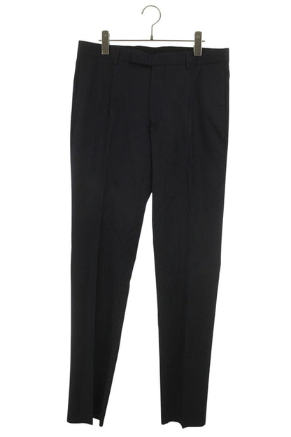 DIOR Wool Silk Tapered Slacks Navy Size 34