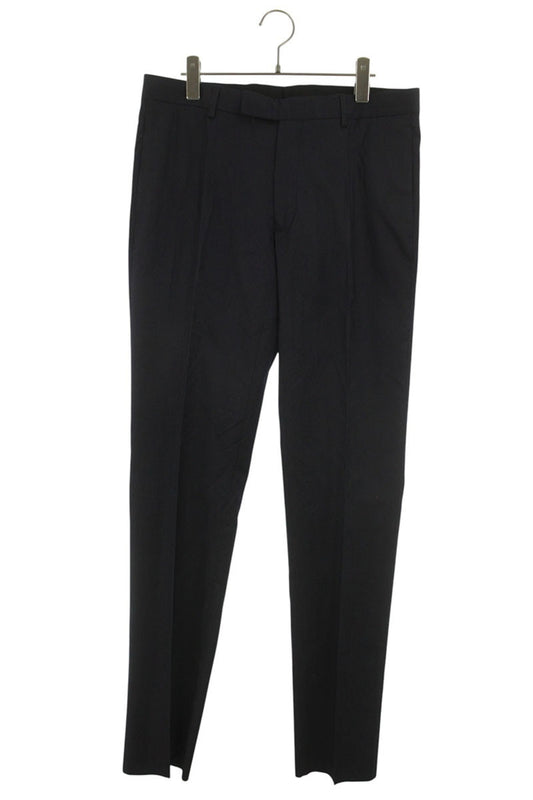 DIOR Wool Silk Tapered Slacks Navy Size 34