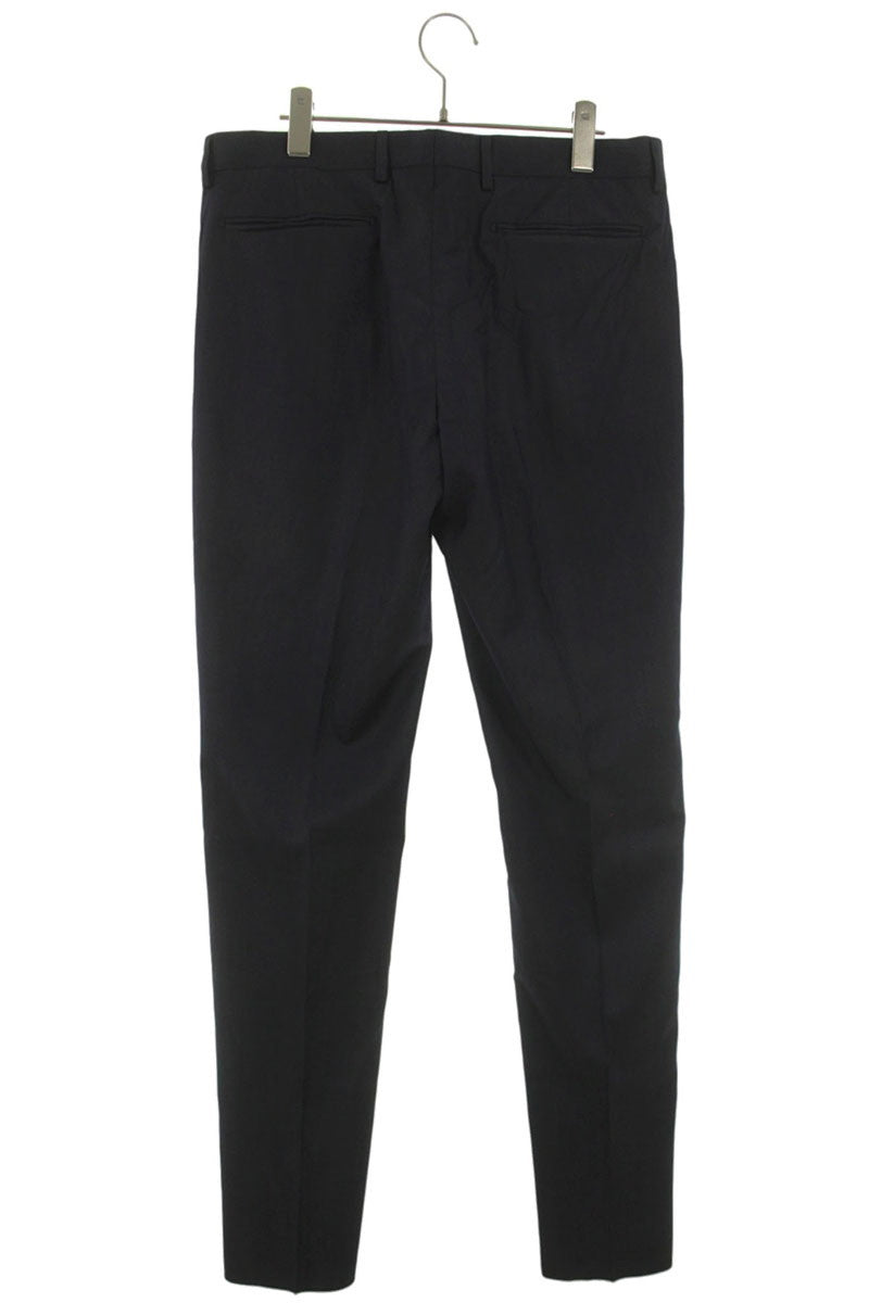 DIOR Wool Silk Tapered Slacks Navy Size 34