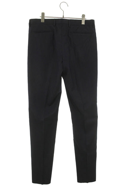 DIOR Wool Silk Tapered Slacks Navy Size 34