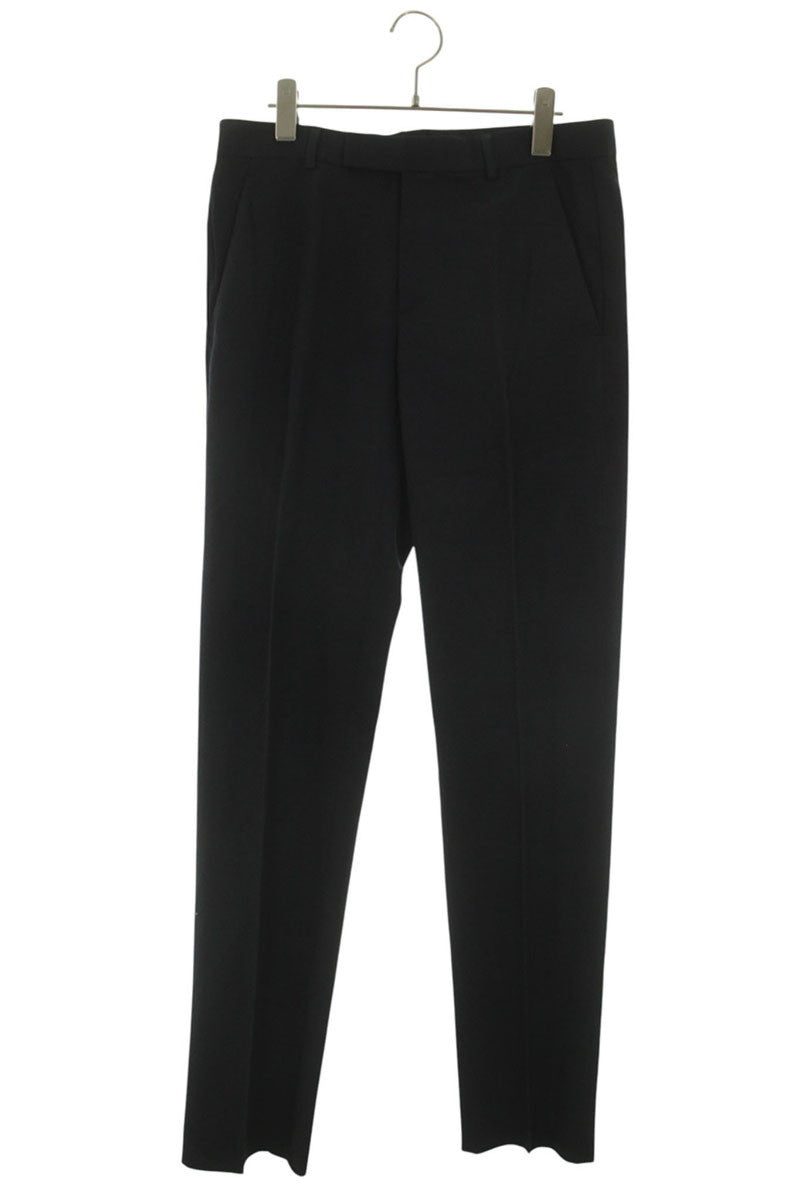 DIOR Cotton Rayon Tapered Slacks Black Size 33