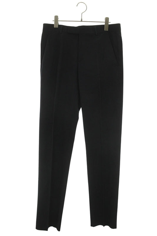 DIOR Cotton Rayon Tapered Slacks Black Size 33