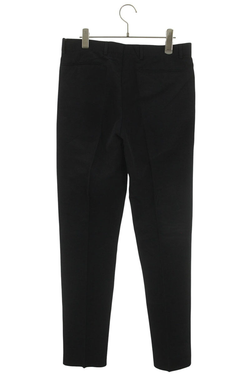 DIOR Cotton Rayon Tapered Slacks Black Size 33
