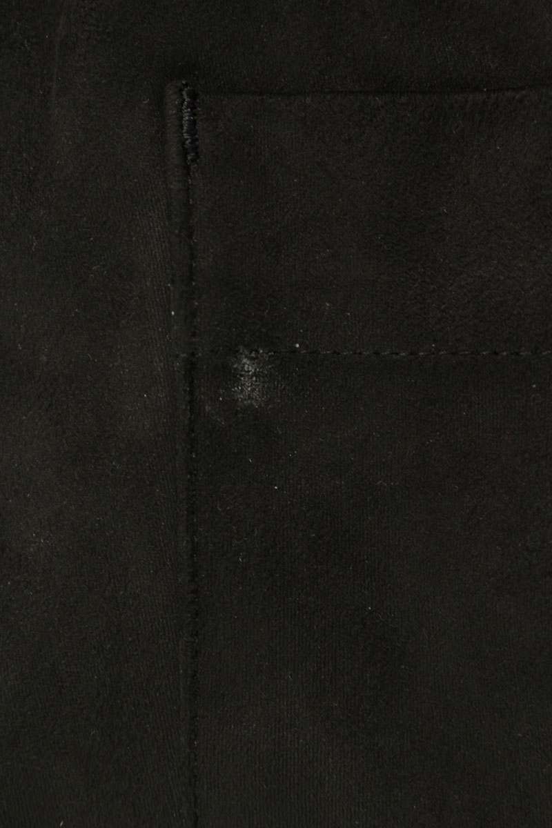 ROTTWEILER Faux Suede Pants Black Size 32