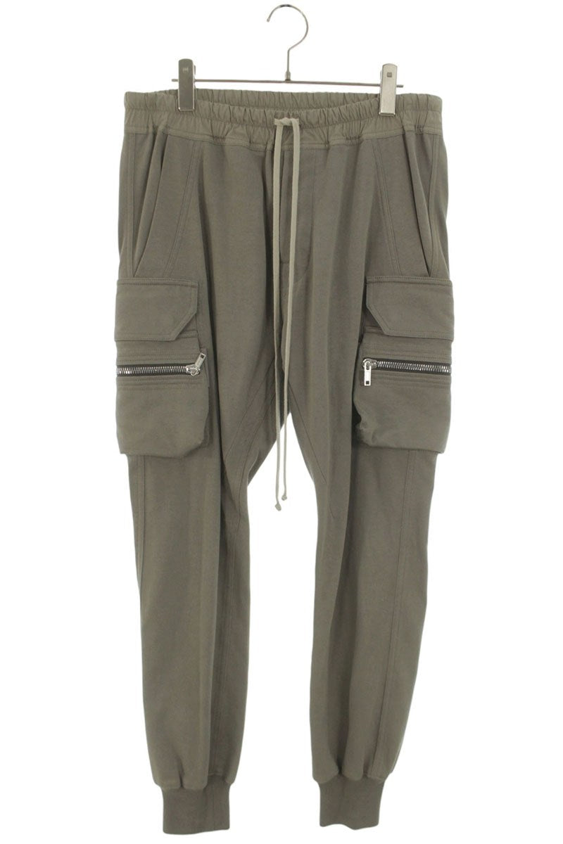 Rick Owens BA Mastodon Cargo Sweatpants Gray Size 38