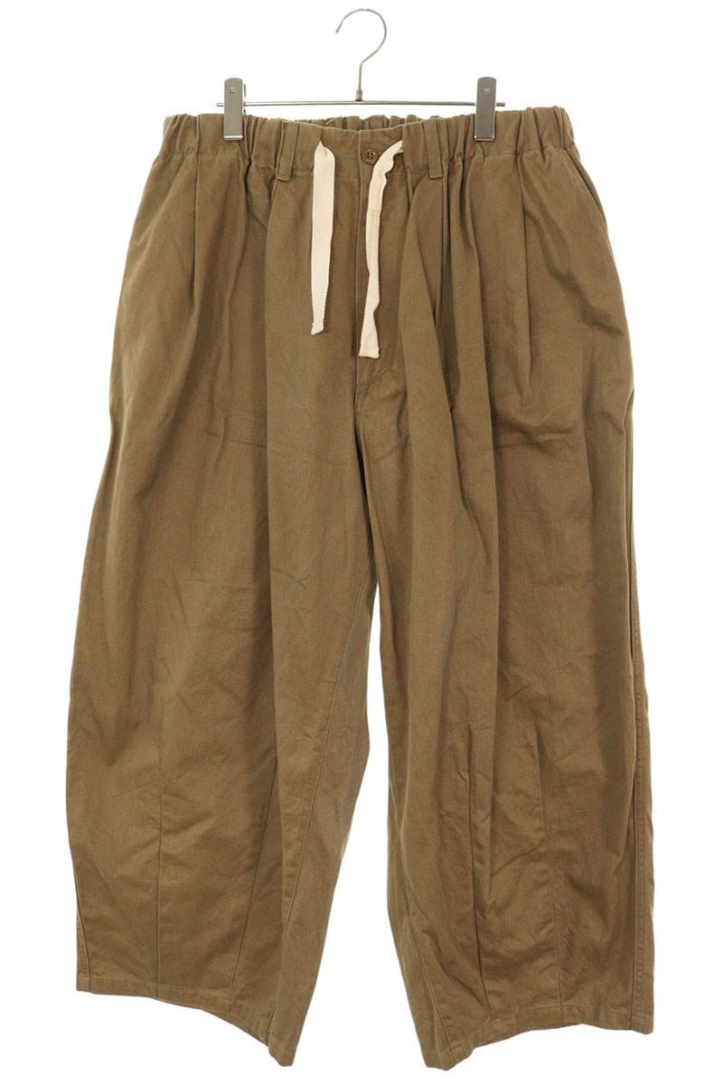 is-ness Cotton Balloon Easy Pants Brown Size 34