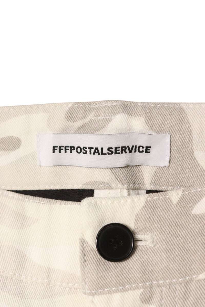 FFFPOSTALSERVICE Engineer Camo Cargo Pants White Size 30