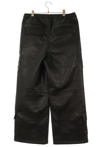 BLESS 25AW Faux Leather Cargo Pants Black Size 34