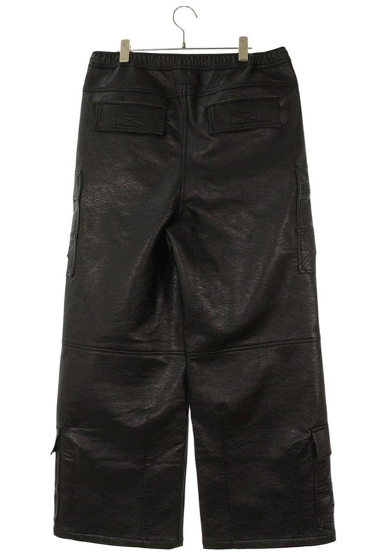 BLESS 25AW Faux Leather Cargo Pants Black Size 34