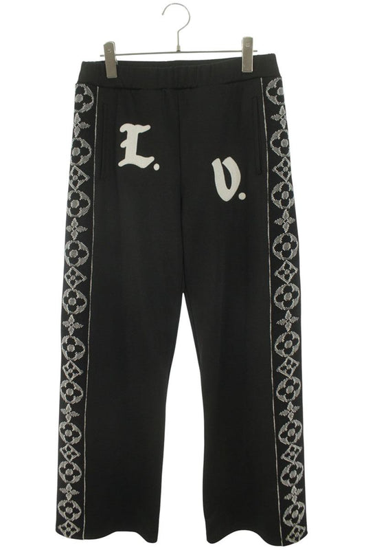 LOUISVUITTON 21AW Flower Band Side Line Track Pants Size 30