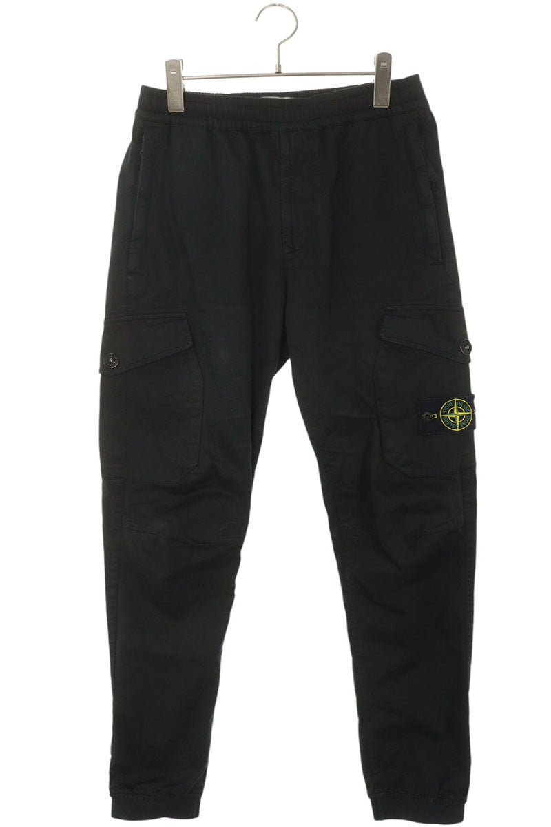 STONEISLAND Logo Patch Wool Blend Cargo Pants Size 28INCH