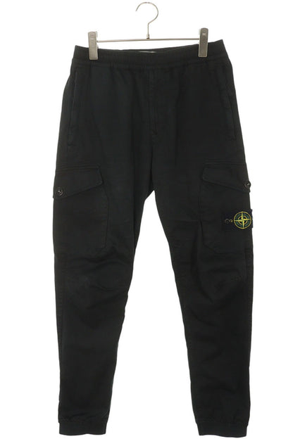 STONEISLAND Logo Patch Wool Blend Cargo Pants Size 28INCH