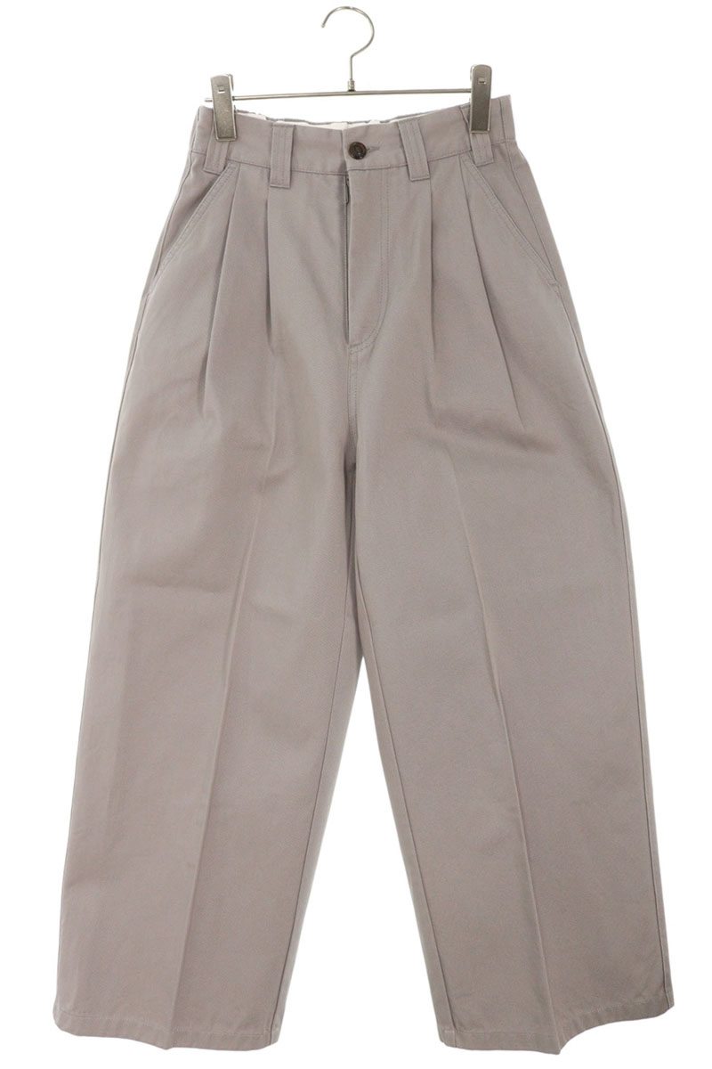 Maison Margiela 25SS Wide Leg Trousers Gray Size 30