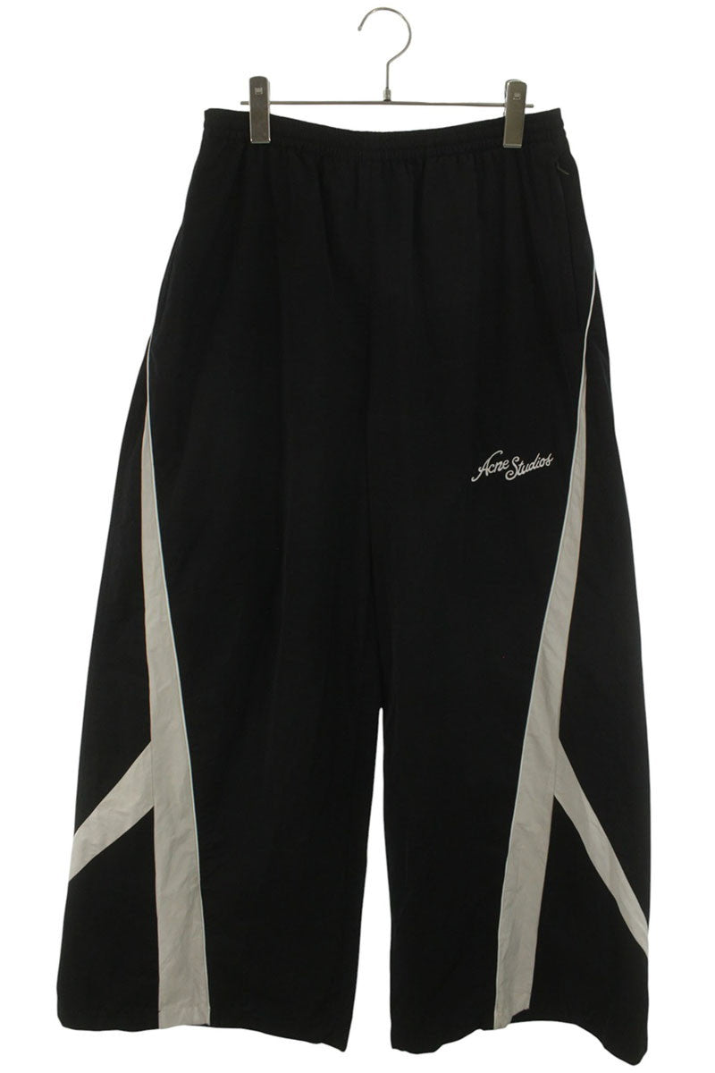 ACNE STUDIOS Logo Embroidered Track Pants Black Size 33