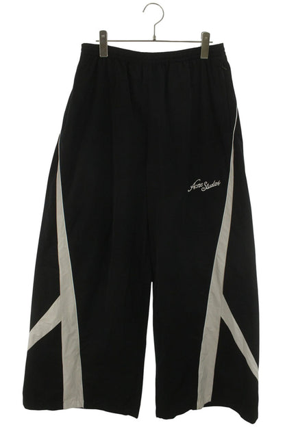 ACNE STUDIOS Logo Embroidered Track Pants Black Size 33