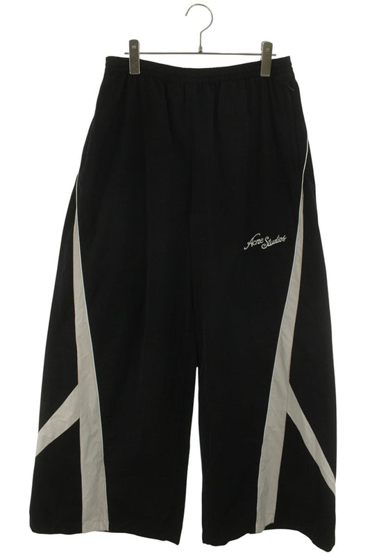 ACNE STUDIOS Logo Embroidered Track Pants Black Size 33