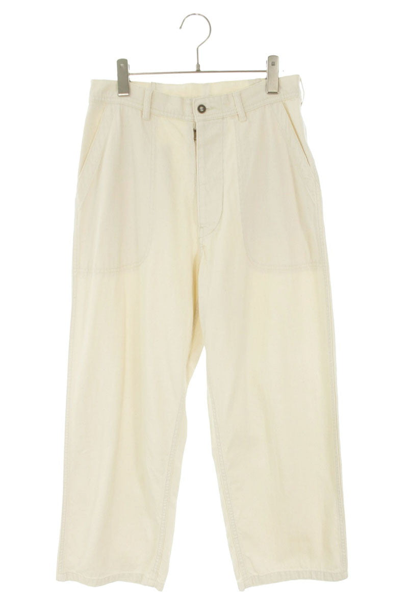 Maison Margiela 25SS Button Fly Cotton Pants White Size 29