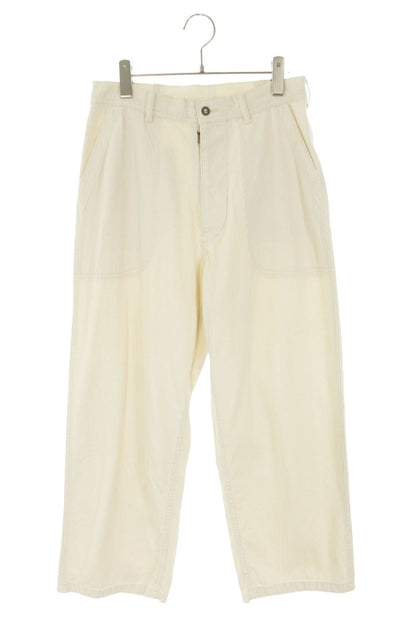 Maison Margiela 25SS Button Fly Cotton Pants White Size 29