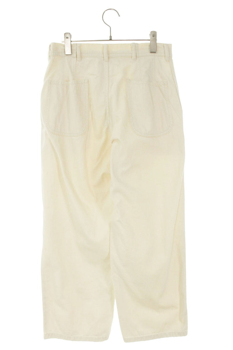 Maison Margiela 25SS Button Fly Cotton Pants White Size 29