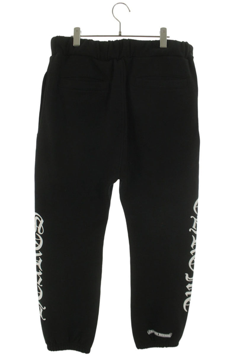 Chrome Hearts Side Logo Print Sweatpants Black Size 32