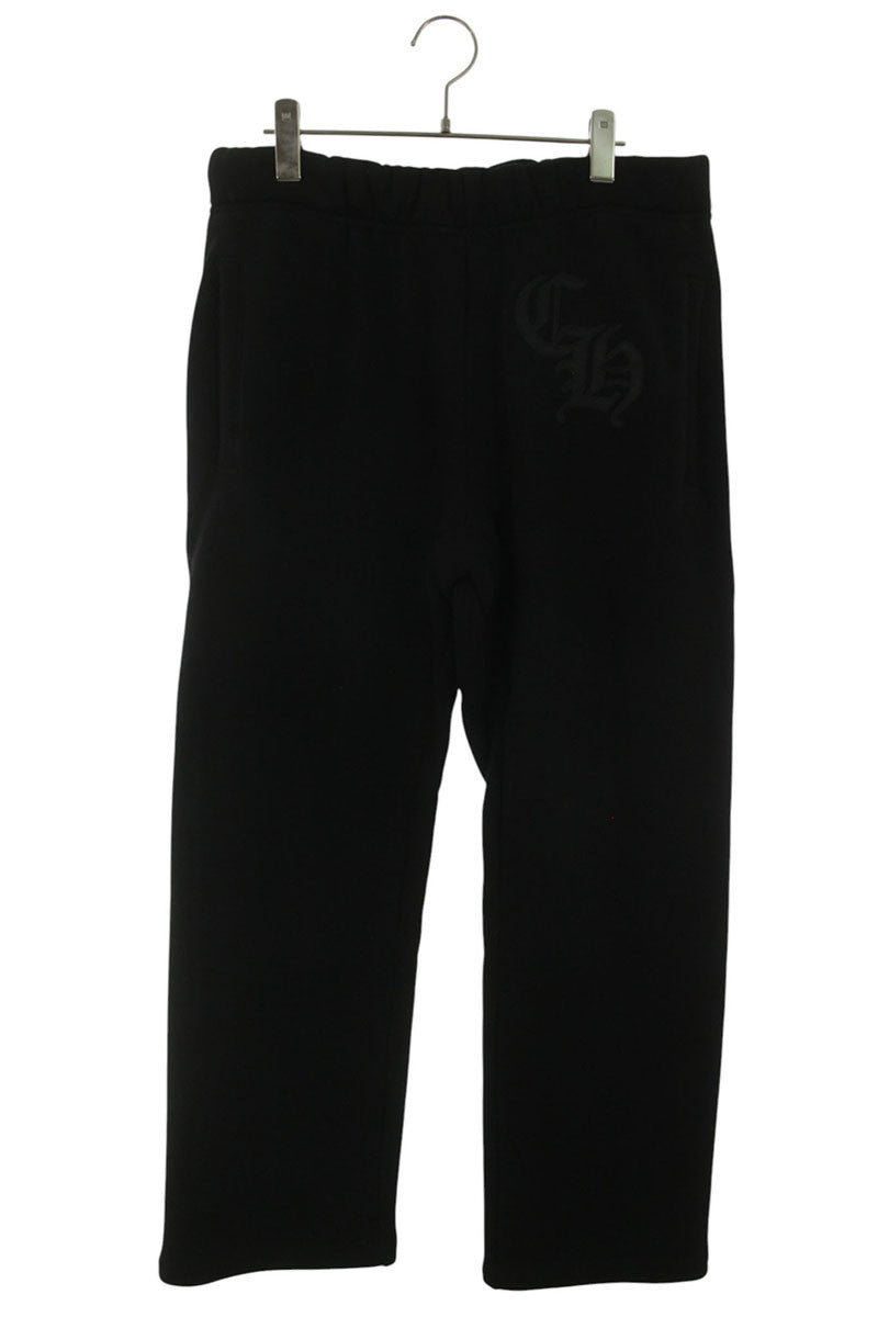 Chrome Hearts CH Logo Embroidered Sweatpants Black Size 32