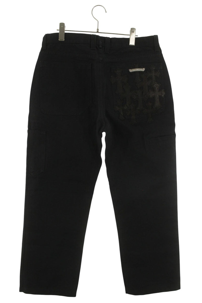 Chrome Hearts Carpenter Cemetery Patch Pants Black Size 33