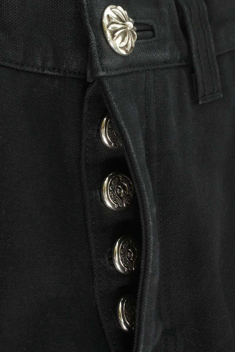 Chrome Hearts Carpenter Cemetery Patch Pants Black Size 33
