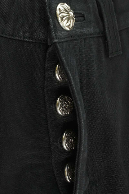 Chrome Hearts Carpenter Cemetery Patch Pants Black Size 33