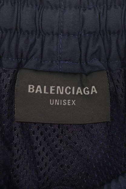 BALENCIAGA Painter Nylon Track Pants Navy Size 28