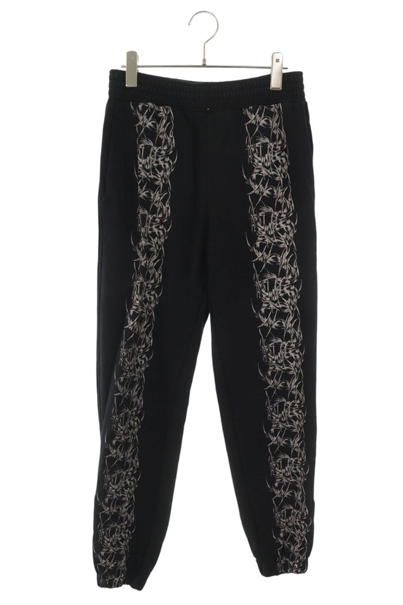 GIVENCHY Cotton Sweat Jogger Pants Black Size 30