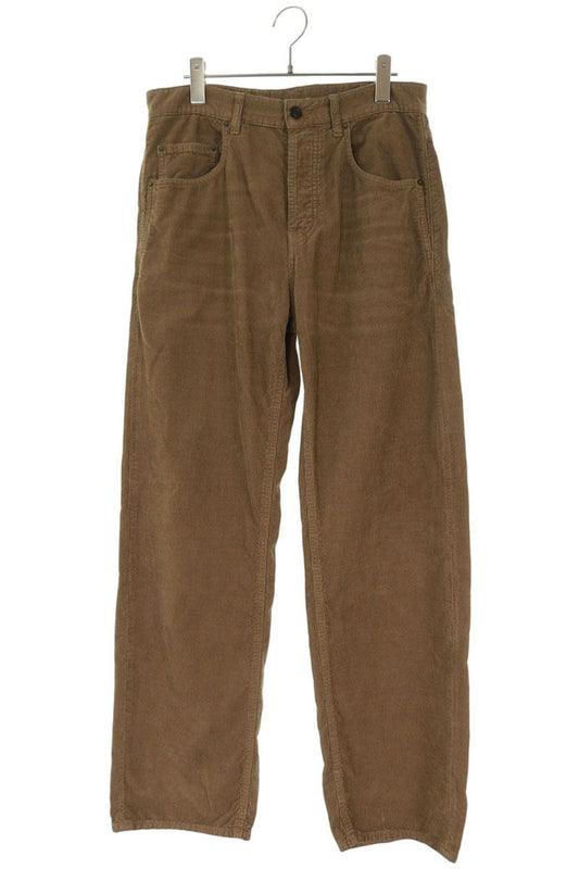 SAINT LAURENT PARIS Corduroy Wide Pants Brown Size 27