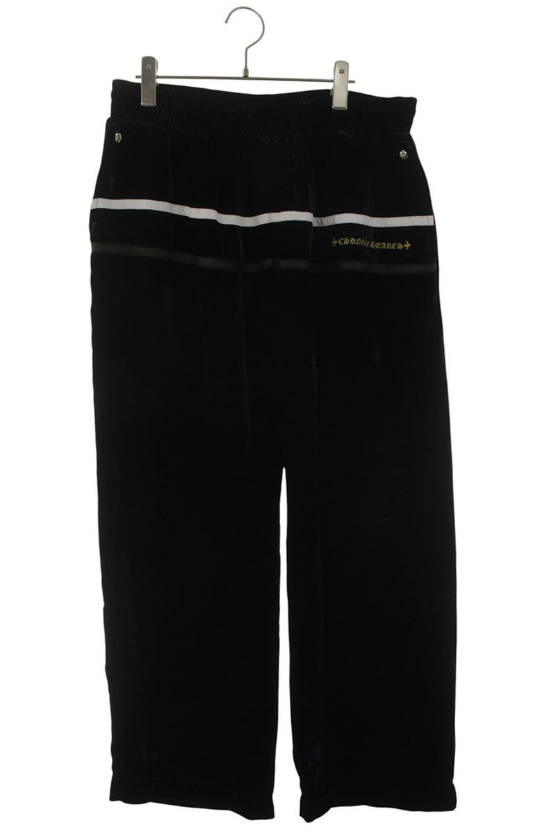 Chrome Hearts VELVET TRACKSUIT Embroidered Velour Size 36