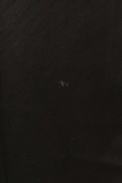 SEQUEL WEEKEND Logo Print Cotton Pants Black Size 34
