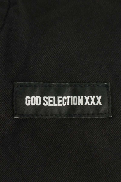 GOD SELECTION XXX Corduroy Easy Long Pants Black Size 36