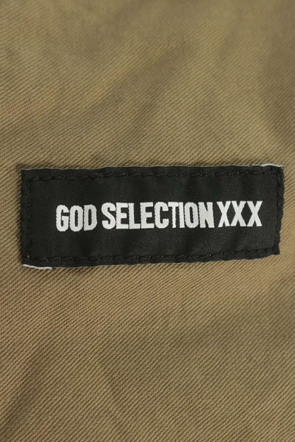 GOD SELECTION XXX Corduroy Easy Long Pants Brown Size 34