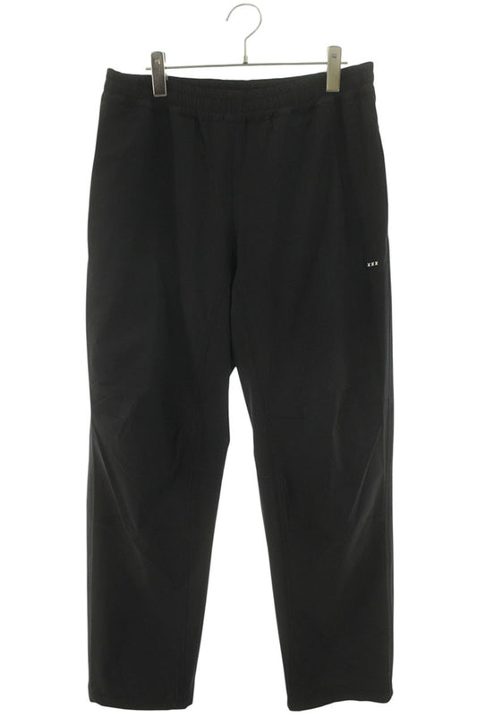 GOD SELECTION XXX Black Nylon Logo Track Pants Size 32
