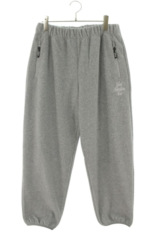 GOD SELECTION XXX Logo Fleece Lounge Pants Gray Size L