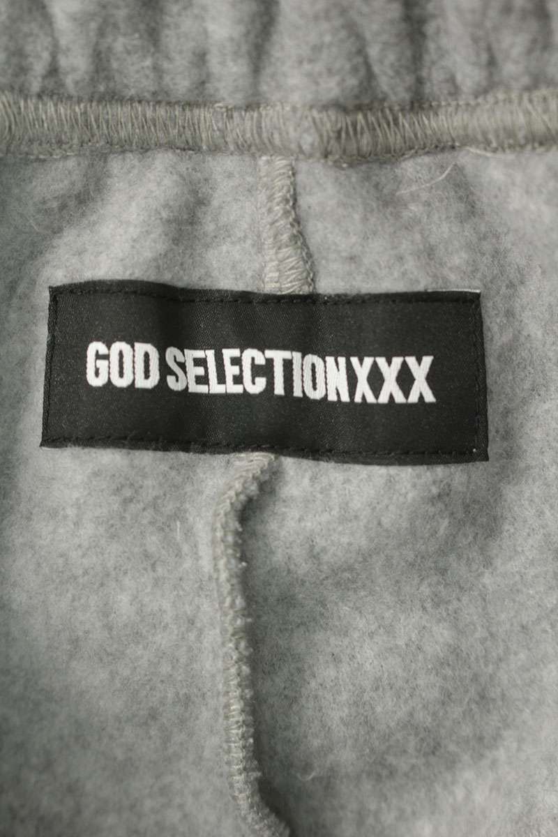 GOD SELECTION XXX Logo Fleece Lounge Pants Gray Size XL