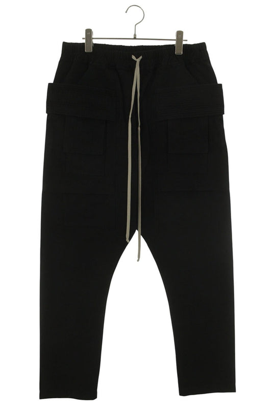 DRKSHDW Creach Cargo Drawstring Cotton Pants Black Size 34