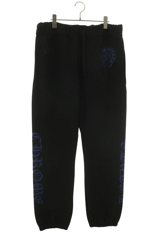 Chrome Hearts SWEAT PANTS Side Logo Print Cotton Size 34