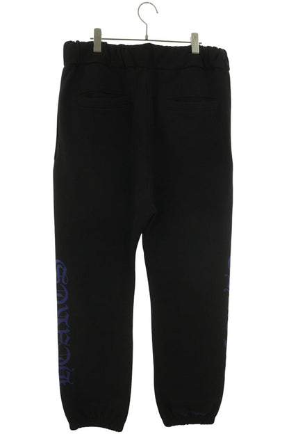 Chrome Hearts SWEAT PANTS Side Logo Print Cotton Size 34