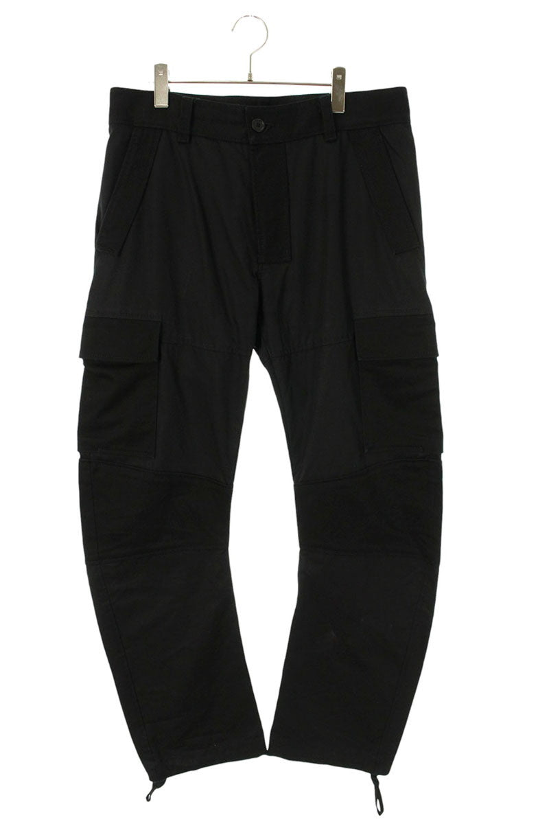 BOTTEGA VENETA Cotton Banana Cargo Pants Black Size 34
