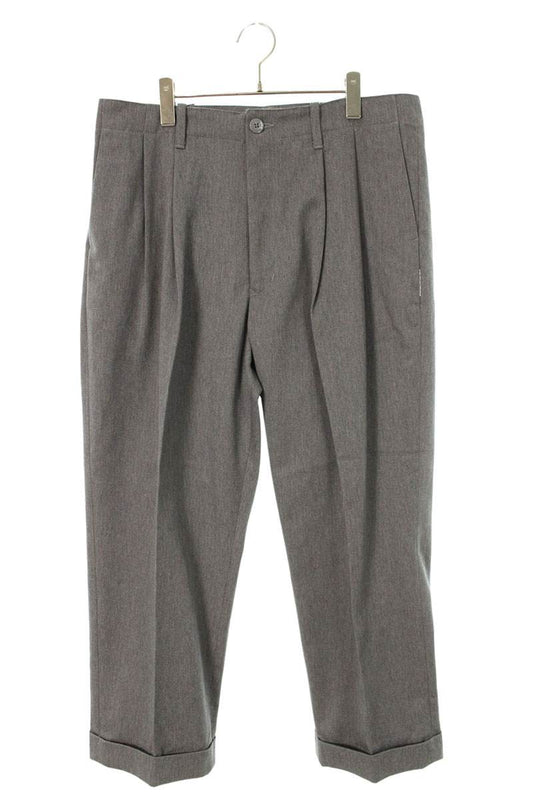 SEQUEL 26SS Logo Print Poly-Cotton Chino Pants Gray Size 34