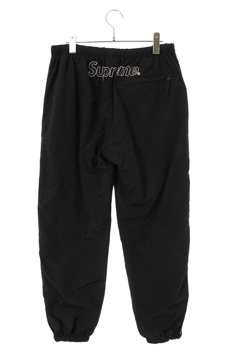 SUPREME 17AW Piping Nylon Track Pant Black Size 30
