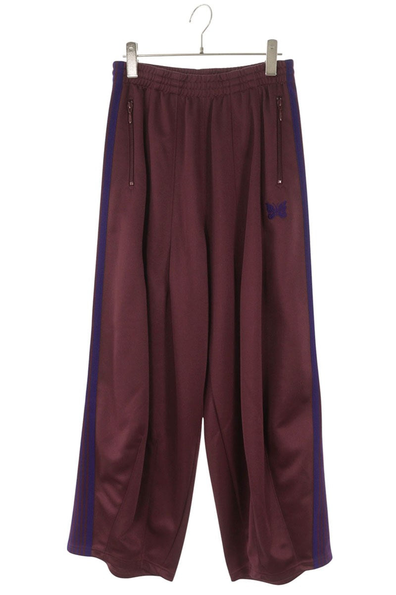 Needles HD Track Pants Bordeaux Purple Poly Size 32