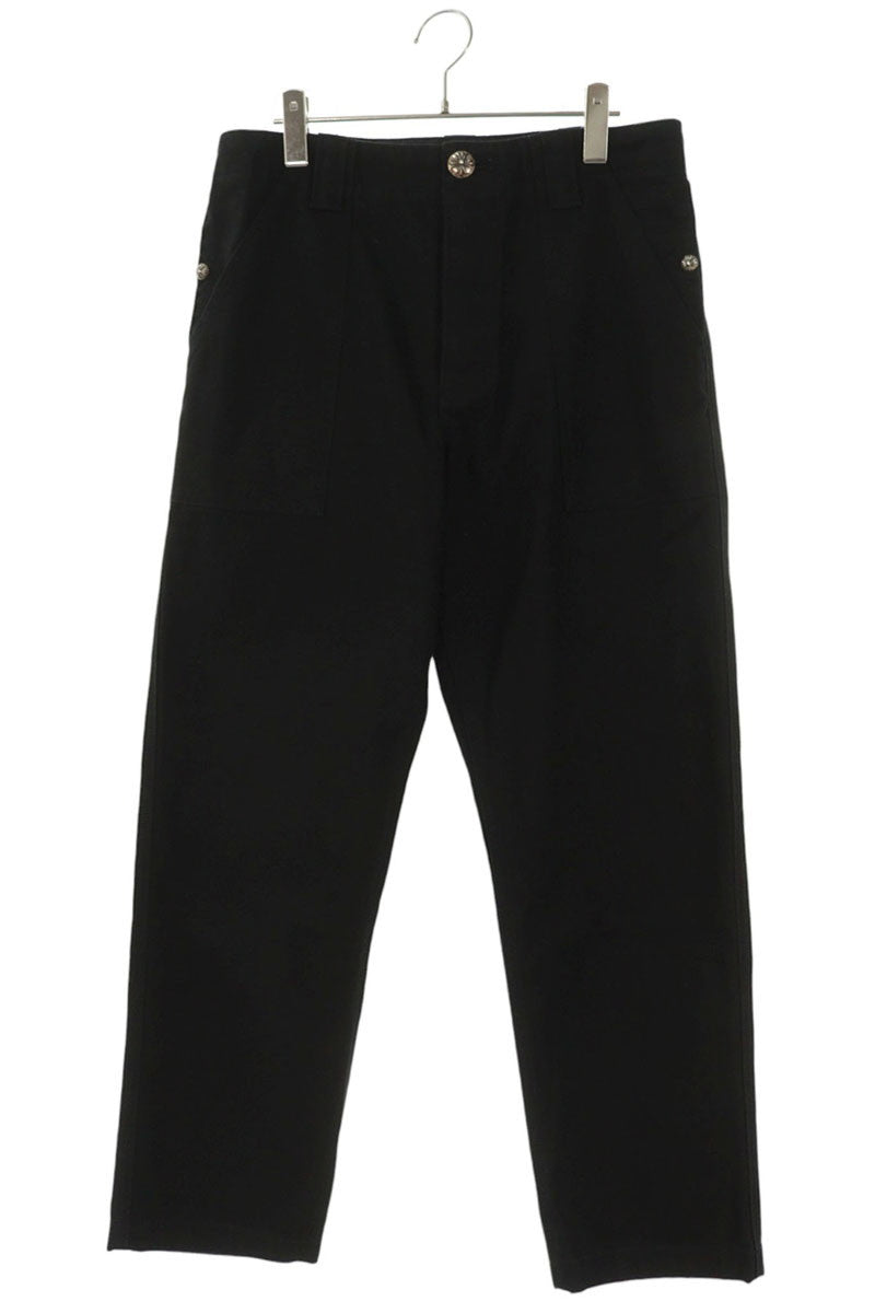Chrome Hearts FATIGUE Cotton Cargo Pants Black Size 30