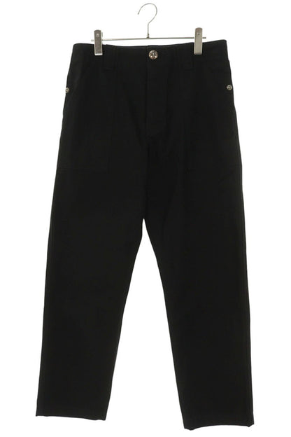 Chrome Hearts FATIGUE Cotton Cargo Pants Black Size 30