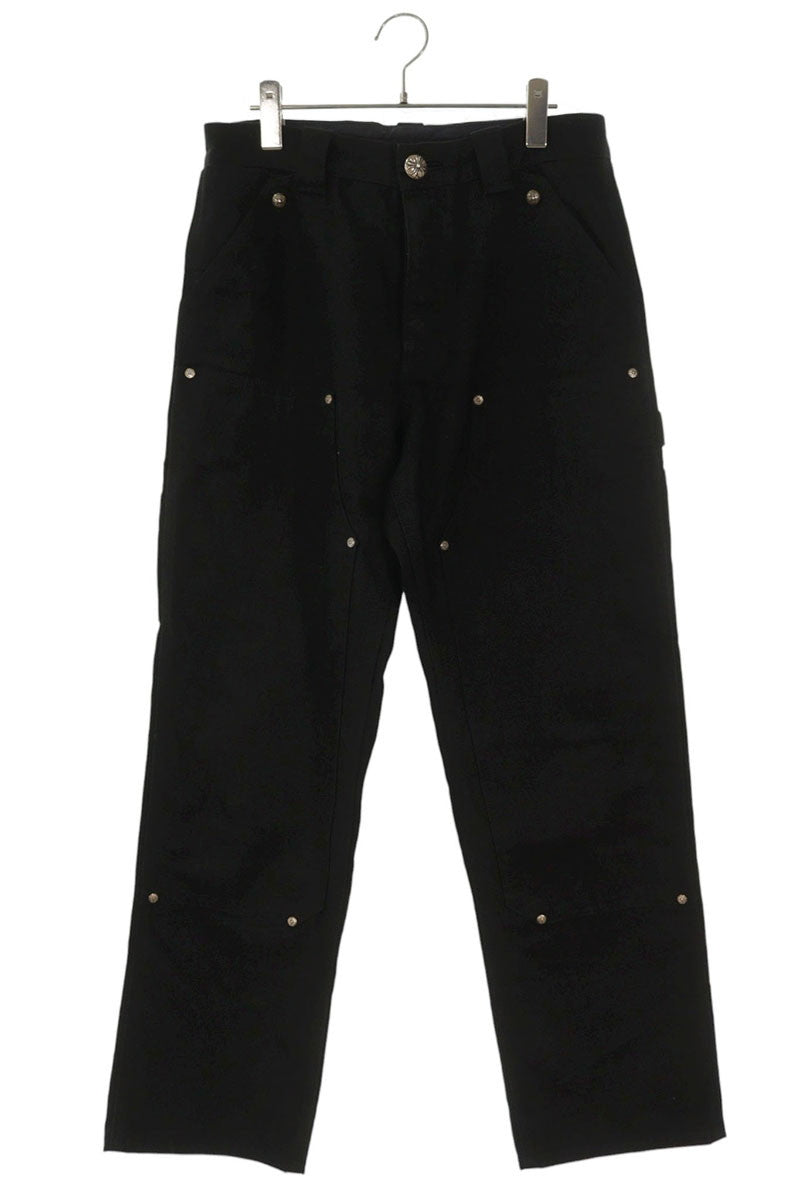 Chrome Hearts CARPENTER DOUBLE KNEE Pants Black Size 30