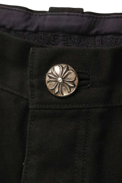 Chrome Hearts CARPENTER DOUBLE KNEE Pants Black Size 30